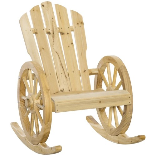 Outsunny wooden adirondack - outsunny,