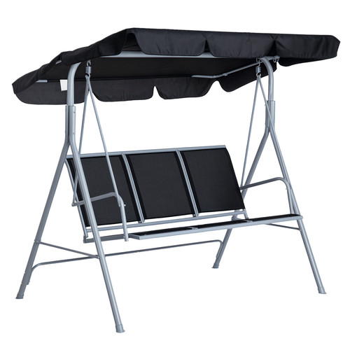 Outsunny metal swing chair - outsunny,