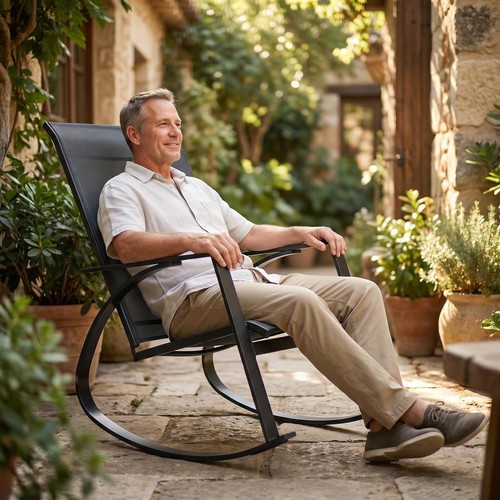 Garden rocking chair - chair,