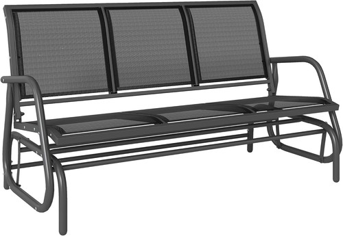 Outsunny seat glider rocking - outsunny, 3-seat