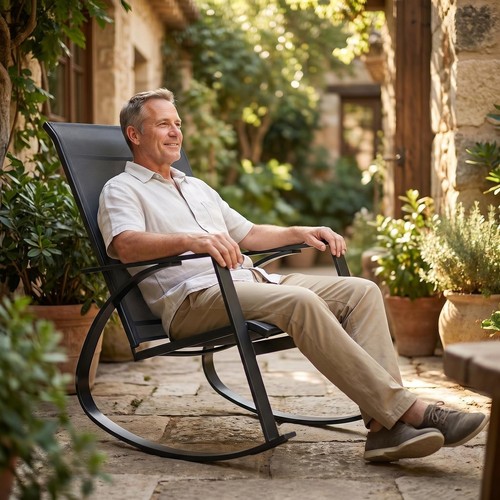 Garden rocking chair - garden,