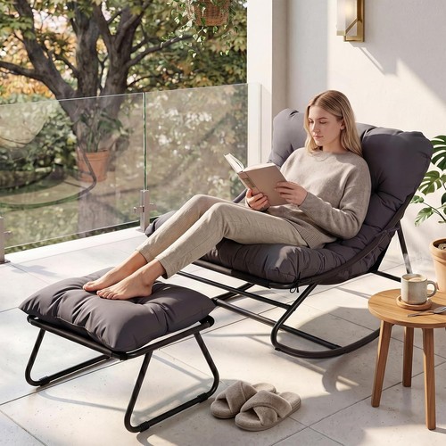Rattan rocking chair with seat - rattan,