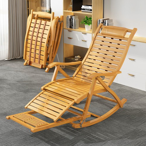 Folding bamboo sofa rocking - folding,