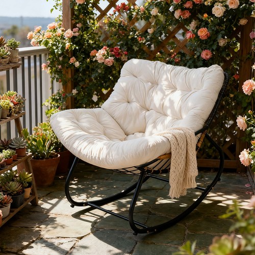Nest rattan rocking - nest, egg