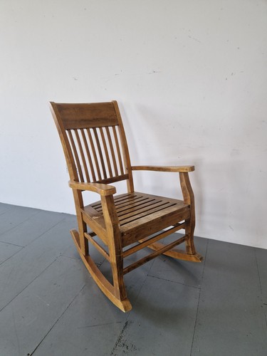 Garden wood rocking chair - garden,
