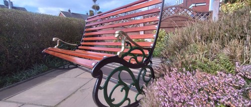Rare antique garden seater - antique,