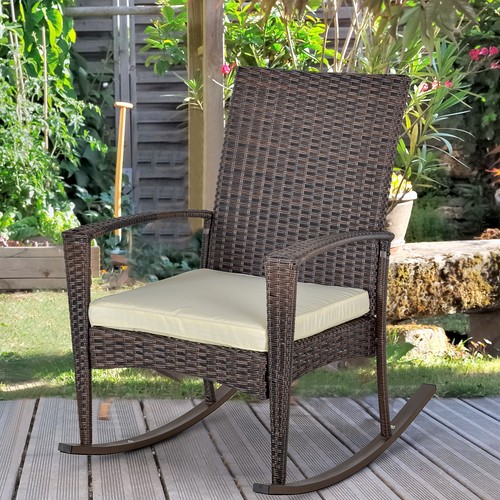 Rattan rocking chair - rattan,