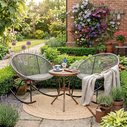 Rattan rocking chair - rattan,