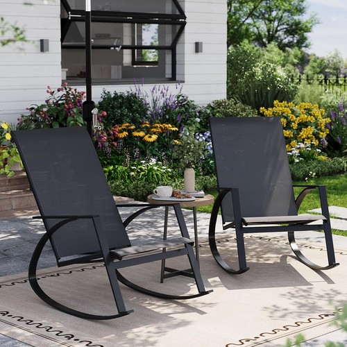 Rocking lounge chairs set - of, 2
