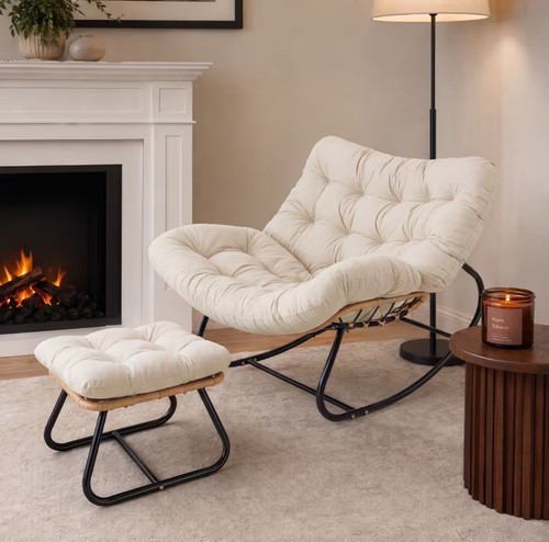 Garden rocking chair rattan - garden,