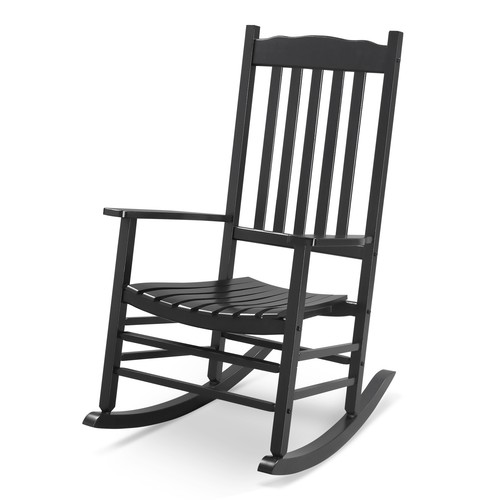 Wooden rocking chair - chair, porch