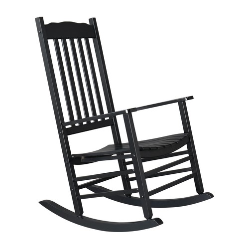 Outdoor wood rocking chair - wood,